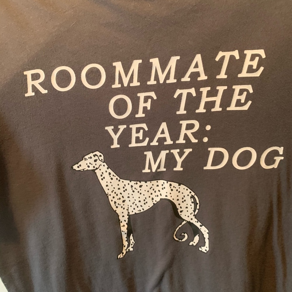 Wildfox Roommate Dog Graphic T-Shirt NEW - Picture 2 of 5